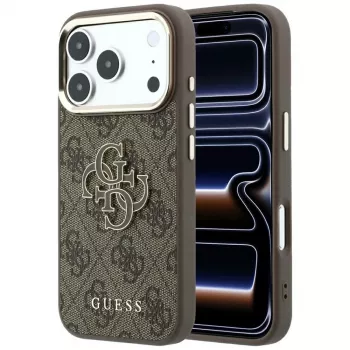 Guess 4G un liela sveķu logo maciņš iPhone 17 Pro Max / 18 Pro Max - Brūns