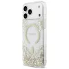 Guess Resin Bottom Glitter MagSafe Maciņš iPhone 18 Pro Max / 17 Pro Max, Zelts
