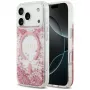 Guess Resin Bottom Glitter MacSafe maciņš Apple iPhone 18 Pro / 17 Pro, rozā