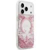 Guess Resin Bottom Glitter MacSafe maciņš Apple iPhone 18 Pro / 17 Pro, rozā