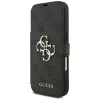 Guess Book 4G metāla logo maciņš iPhone 18 Pro / 17 Pro - melns