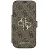Guess Book 4G Metal Logo Maciņš Apple iPhone 18 Pro / 17 Pro – Brūns