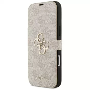 GUESS Book 4G Metal Logo vāciņš iPhone 18 Pro Max / 17 Pro Max - Rozā