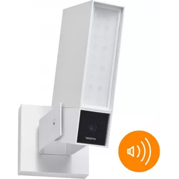 Netatmo Smart āra kamera ar sirēnu NOC-S-W-EC (balta)