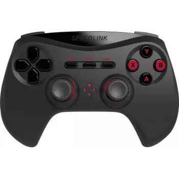 Speedlink Strike NX bezvadu spēļu kontrolieris, paredzēts PC/PS3, melns (SL-650100-BK-01)