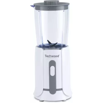 Techwood TBL-201 1,5 L galda blenderis, 300 W, nerūsējošā tērauda asmeņi, ledus drupināšana, balts