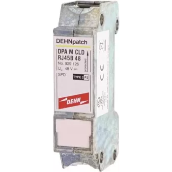 DEHN DPA M CLD RJ45B 48 pārsprieguma aizsardzība DEHNpatch ar 2 RJ45 ligzdām