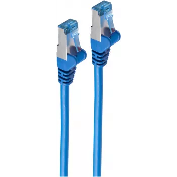 Shiverpeaks Cat.6A S/FTP Patch Cable, RJ45, 0,5 m, zils, LSZH, PIMF