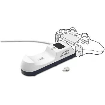 Speedlink Jazz USB spēļu kontrolieru lādētājs, paredzēts PS5 (SL-460001-WE)