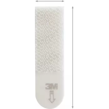 3M Command līmējamās sloksnes mazās, 4 gab., baltas (7100337181)