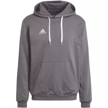 adidas Entrada 22 Grey kapuces sporta krekls HB0578 (S izmērs)