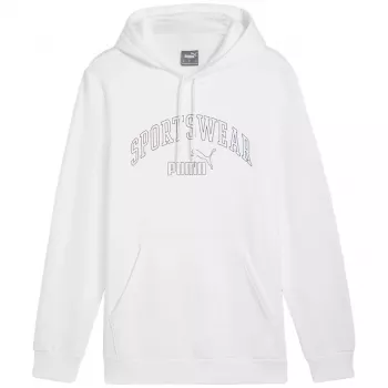 PUMA ESS+ Logo LAB Gradient Hoodie FL Puma White M izmērs