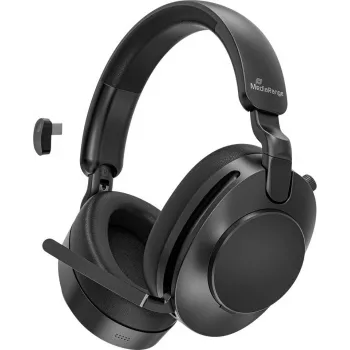 MEDIARANGE MROS308 bezvadu austiņas ar Bluetooth 5.0, 40mm draiveriem, salokāms dizains, melna