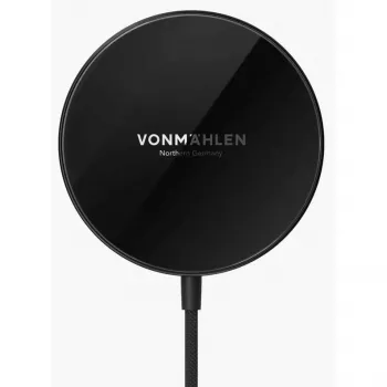 Vonmählen Aura Mini magnētiskais bezvadu lādētājs ar USB-C kabeli, 15W, melns