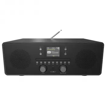 Reflexion HRA21DAB+ DAB+ FM modinātājpulkstenis ar Bluetooth, dubulto modinātāju, miega taimeri, melns