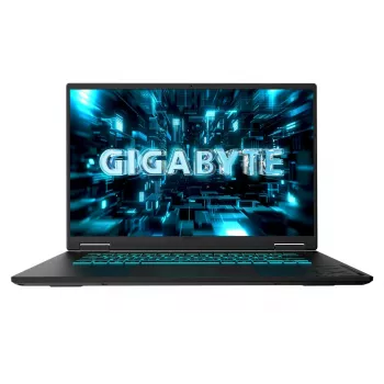 GIGABYTE GAMING A16 PRO DXHG4EECC4SD klēpjdators, 16 collu QHD+ 165Hz, Intel Core 7 240H, 32GB LPDDR5X, 1TB SSD, RTX 5070 Ti 12GB, bez OS, pelēks