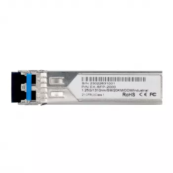 EXSYS EX-SFP-2000 SFP raidītājs LC viens režīms Duplex 20km - 1.25 Gbps