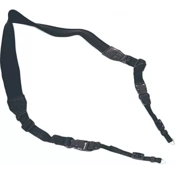 B.I.G. Profi C-Form neoprene kameras siksna, melna (443020)
