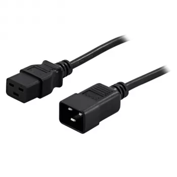 BlueWalker PowerWalker strāvas kabelis IEC 60320 C19 uz C20 1,8 m melns