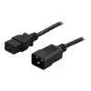 BlueWalker PowerWalker strāvas kabelis IEC 60320 C19 uz C20 1,8 m melns