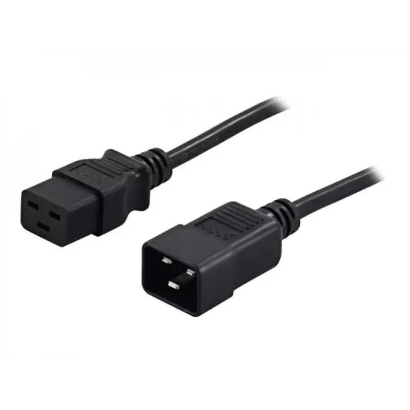 BlueWalker PowerWalker strāvas kabelis IEC 60320 C19 uz C20 1,8 m melns