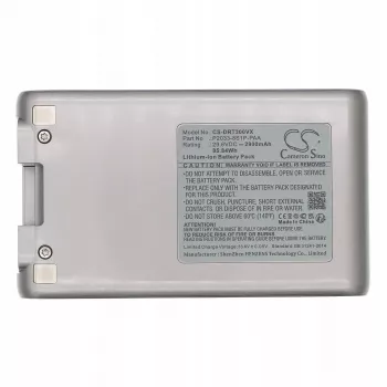 Cameron Sino 29,6V 2900mAh Li-ion akumulators Dreame T30 bezvadu putekļsūcējam (aizstāj P2033-8S1P-PAA)