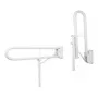 Salokāms atbalsta rokturis HD-05, 76 cm, balts, 136 kg