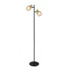 Grīdas lampa Shadow 2xE14 melna/zeltaina