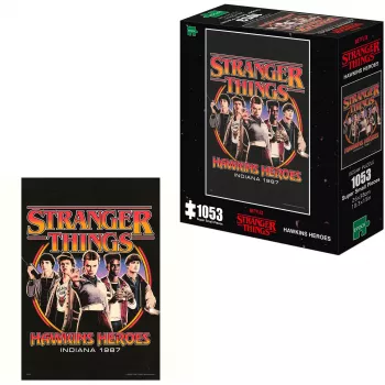EPOCH Games Stranger Things Hawkins Heroes 1000 gabalu puzle