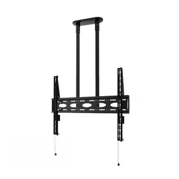 B-TECH AV BT8448-150/BB Īpaši liela universāla griestu stiprinājuma sistēma ar 1,5 m Ø50 mm stabu, VESA līdz 1100x700, 130 kg, melna