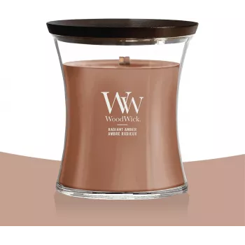 WoodWick Radiant Amber Elipsa Smaržīgā svece 453.6g