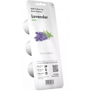 Click & Grow Smart Garden papildinājums Lavender, 3 augu podi (SGR30X3)