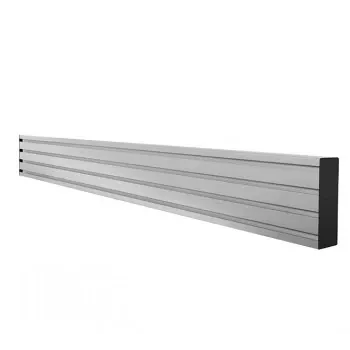 B-TECH AV SYSTEM X horizontālā montāžas sliede - 1m - melna