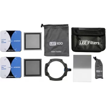 LEE Filters LEE100 garās ekspozīcijas komplekts: LEE100 filtru turētājs, Big Stopper, Little Stopper un 0,6 ND Hard Grad filtri (100LEK)