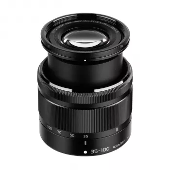 Panasonic Lumix G X Vario 35-100mm f/4.0-5.6 ASPH MEGA O.I.S. objektīvs Micro Four Thirds - Melns