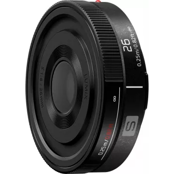 Panasonic Lumix S 26mm f/8 pancake objektīvs (MF) (S-R26E)