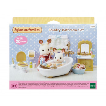 Sylvanian Families Country Style Bathroom Furniture Playset