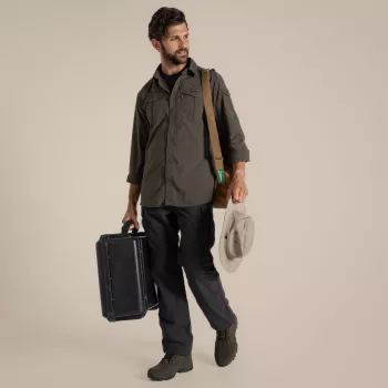 Craghoppers NosiLife Adventure LS III krekls - Woodland Green, L izmērs
