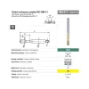 Vītņu formēšanas metāla vītņurbis M10 DIN 371C (6HX) SR HSSE-PM WGN TiN