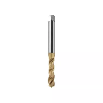 Mašīnas metriskais vītņurbis M10x1 DIN 371 C R40 6H HSSE TiN 800X