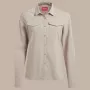 Craghoppers NosiLife Pro LS Shirt III sieviešu ceļojumu krekls - Soft Mushroom, XS