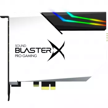 Creative Labs Sound BlasterX AE-5 Plus Pure Edition PCIe spēļu skaņas karte