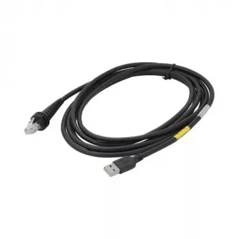 Honeywell CBL-500-300-S00-07 USB strāvas kabelis, 3m, melns, Type A uz Type B, 5V