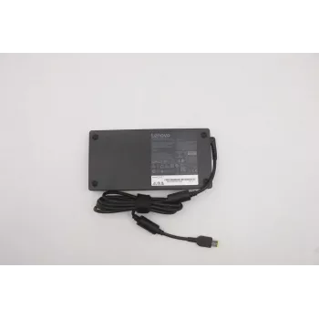 Lenovo 300W Slim maiņstrāvas adapteris klēpjdatoriem - 19.5V 15.38A, 4-Pin DIN, melns