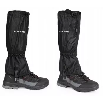 VIKING Triglav Gaiters S/M Melni - Ūdensnecaurlaidīgi pārgājienu un trekinga getras ar Aqua Thermo Tex membrānu