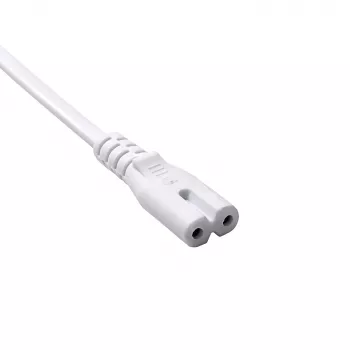 Akyga AK-RD-06A strāvas kabelis CEE 7/16 (Europlug) – IEC C7, 2,5 A, 1,5 m, balts