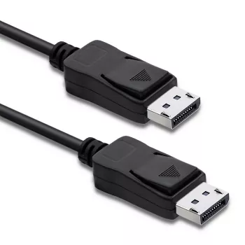Qoltec DisplayPort 1.1 kabelis, vīrietis-vīrietis, 4K, 2m, melns