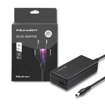 Qoltec 27W galda barošanas bloks 12V 2.25A ar 6.0x3.0mm DC spraudni un tīkla vadu