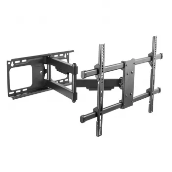 KRUGER & MATZ LEC-KM1305 pilnas kustības TV sienas stiprinājums 37-70 collu televizoriem, grozāms, slīpējams, izvelkams, 40 kg, melns