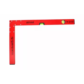 AWTOOLS 502652 Vertikālais / Horizontālais leņķa stūris 50x80 cm - precīzs tērauda galdnieka leņķmērs